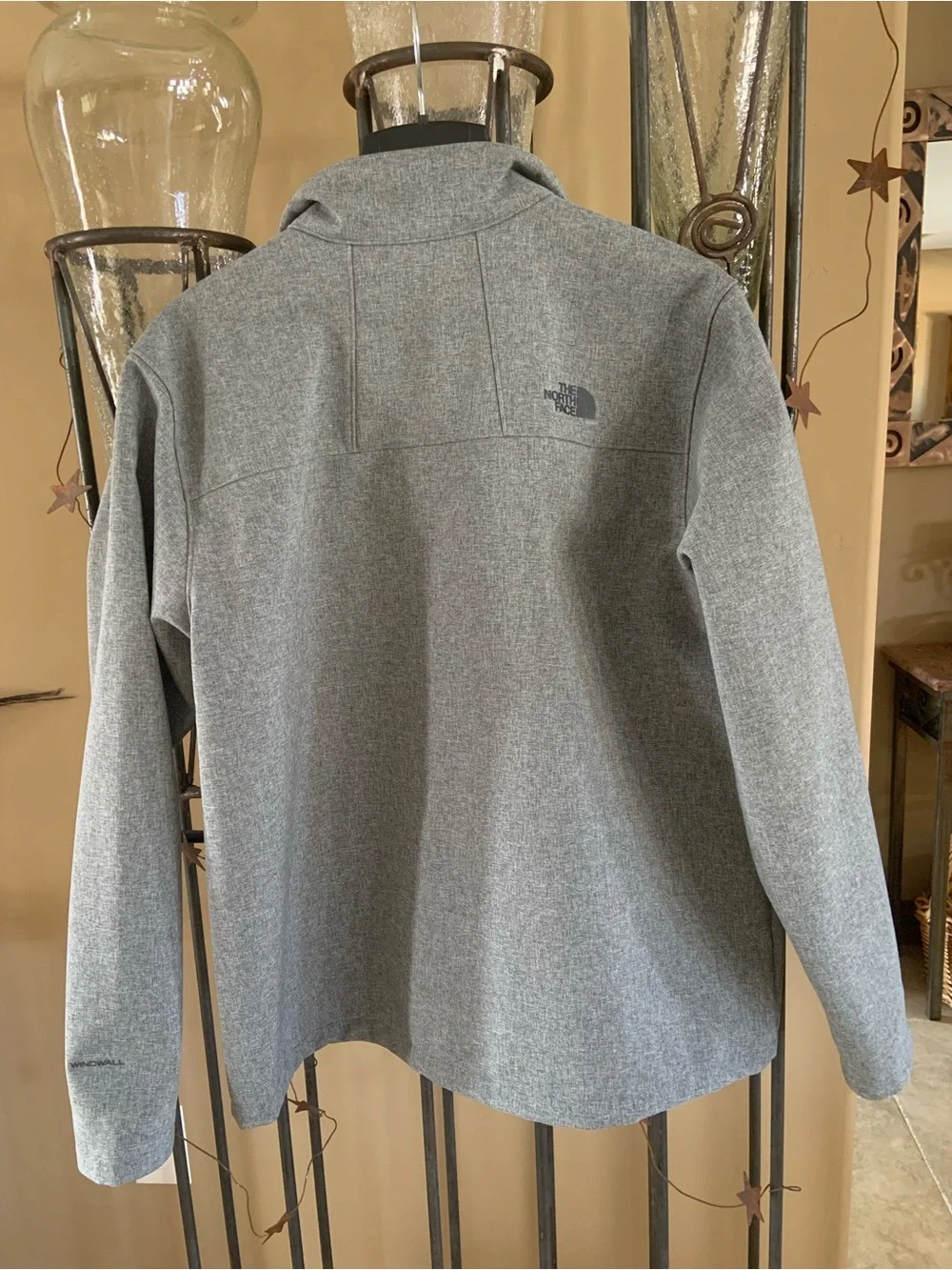 The North Face Mens Windwall Gray Jacket XL NF0A2RE7MQH